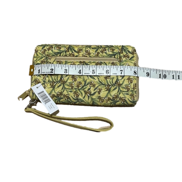 Donna by Donna Sharp Quilted Botanical Peggy Bee Fabric Wallet NWT - Picture 8 of 8